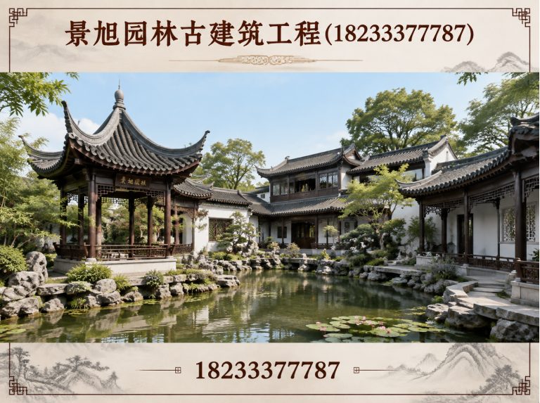 阜平县保定园林古建展示图